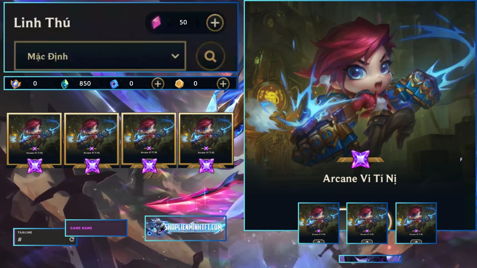 ARCANE VI TÍ NỊ  CLONE